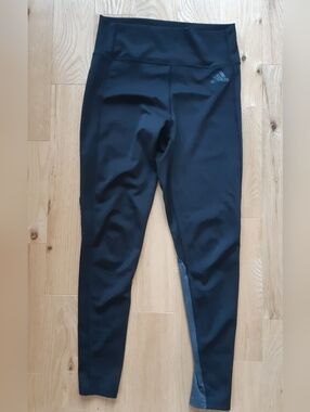 Medium ADIDAS Aeroready Primegreen Black High-Rise Workout Leggings